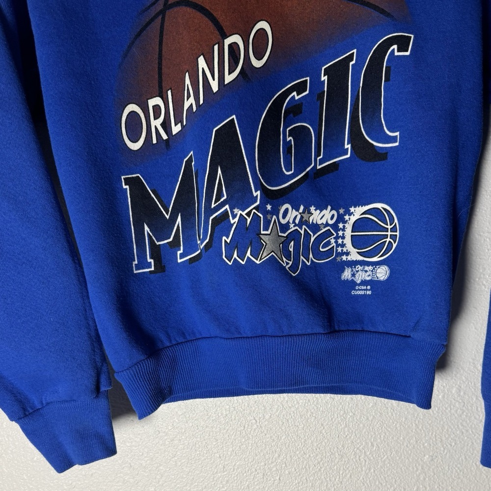 Orlando Magic‎ Youth Sweatshirt Blue Vintage Size 12/14 - Picture 4 of 5